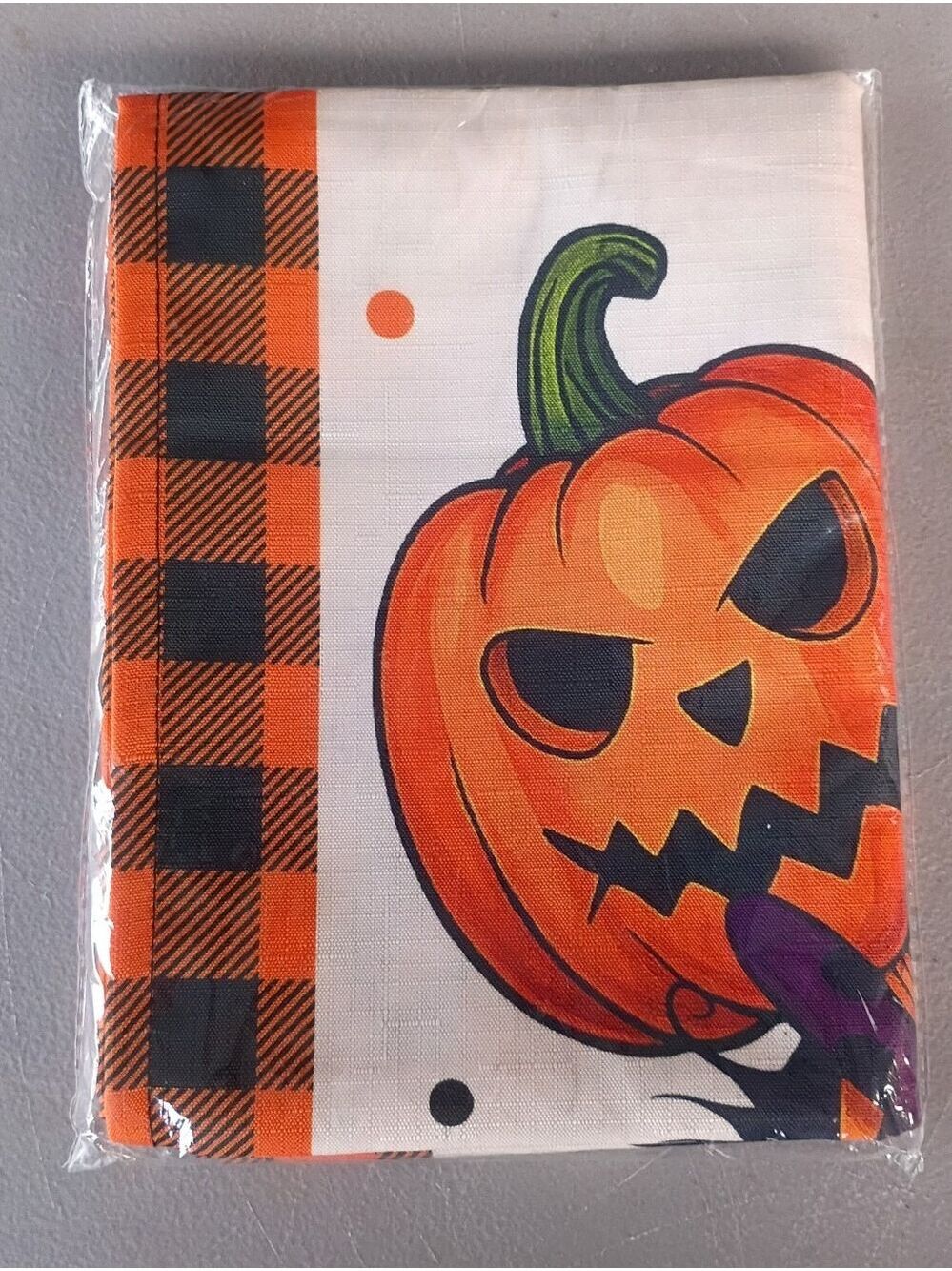 🌻 Halloween Pumpkin & Ghost Table Runner - Orange - Picture 4 of 4